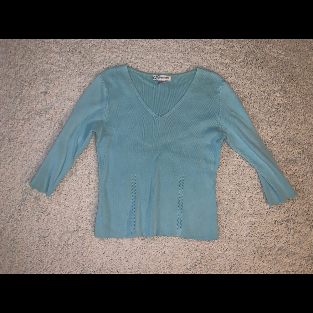 Dress Barn 3/4 Sleeve Sweater
